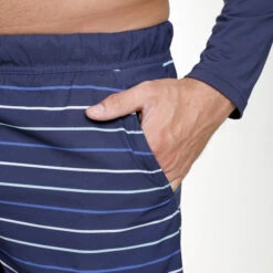 Ocean AOP Stripe Smash Shorts Herren - Blau -BIDI BADU Verkäufe 00177000 19