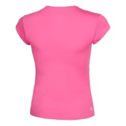 BIDI BADU Bella 2.0 Tech V-Neck T-Shirt Damen - Pink, Weiß -BIDI BADU Verkäufe 00483000 0 2