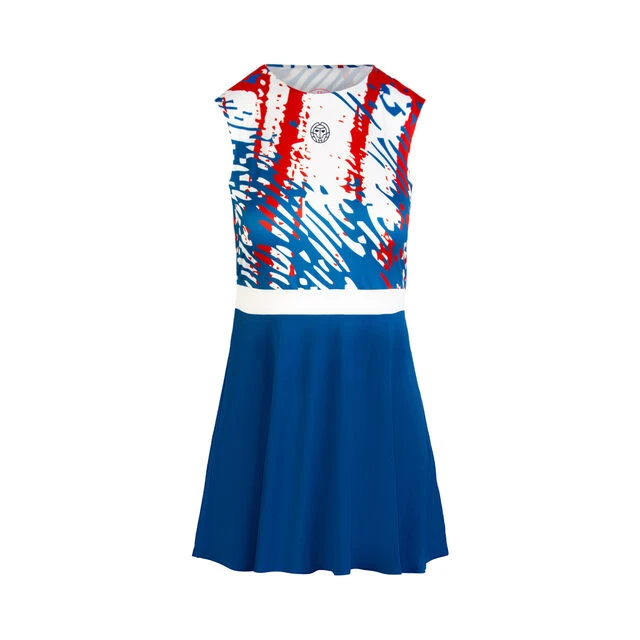 BIDI BADU Sitina Tech Kleid Mädchen - Blau, Weiß 1 BIDI BADU Sitina Tech Kleid Mädchen - Blau, Weiß