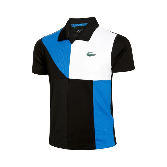 Lacoste Polo Jungen - Schwarz, Blau 1 Lacoste Polo Jungen - Schwarz, Blau