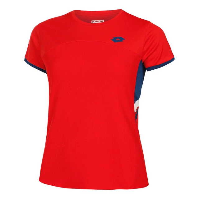 Lotto Squadra III T-Shirt Damen - Rot 1 Lotto Squadra III T-Shirt Damen - Rot
