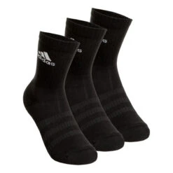 ADIDAS Essentials Cush Crew Sportsocken 3er Pack - Schwarz, Weiß