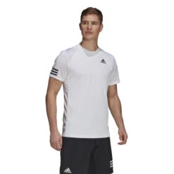ADIDAS Club 3 Stripes T-Shirt Herren - Weiß, Schwarz -BIDI BADU Verkäufe 14791000 13