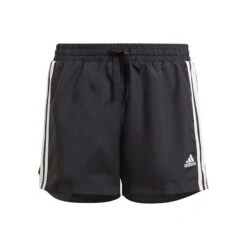 ADIDAS Big Logo 3-Stripes Shorts Mädchen - Schwarz, Weiß