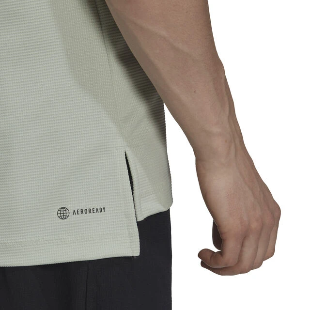 ADIDAS US Series Polo Herren - Grün 5 ADIDAS US Series Polo Herren - Grün – Bild 5