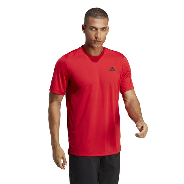 ADIDAS Club T-Shirt Herren - Rot 4 ADIDAS Club T-Shirt Herren - Rot – Bild 4
