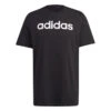 ADIDAS LIN Singel Jersey T-Shirt Herren - Schwarz, Weiß