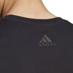 ADIDAS LIN Singel Jersey T-Shirt Herren - Schwarz, Weiß -BIDI BADU Verkäufe 18347000 17
