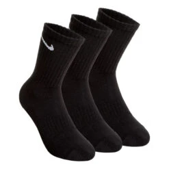 Nike Everyday Cush Crew Sportsocken 3er Pack - Schwarz