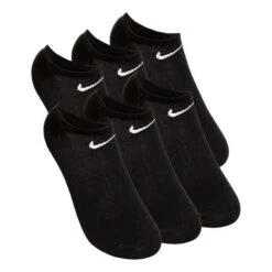 Nike Everyday Lightweight Tennissocken 6er Pack - Schwarz, Weiß