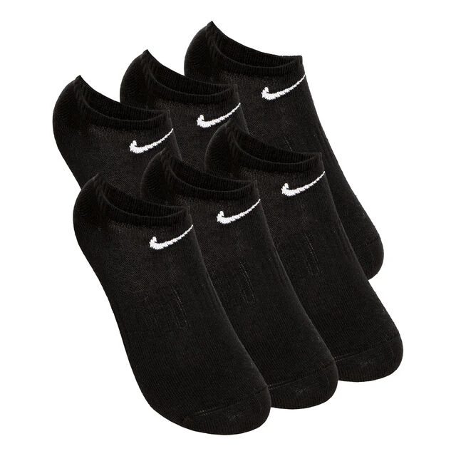 Nike Everyday Lightweight Tennissocken 6er Pack - Schwarz, Weiß 1 Nike Everyday Lightweight Tennissocken 6er Pack - Schwarz, Weiß