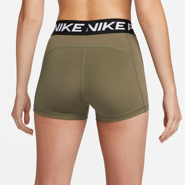 Nike Pro 3in Shorts Damen - Oliv, Schwarz 5 Nike Pro 3in Shorts Damen - Oliv, Schwarz – Bild 5